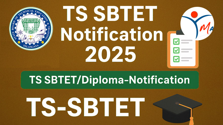 TS SBTET Notifications 2025: Download SBTET Notification at Manabadi.co.in