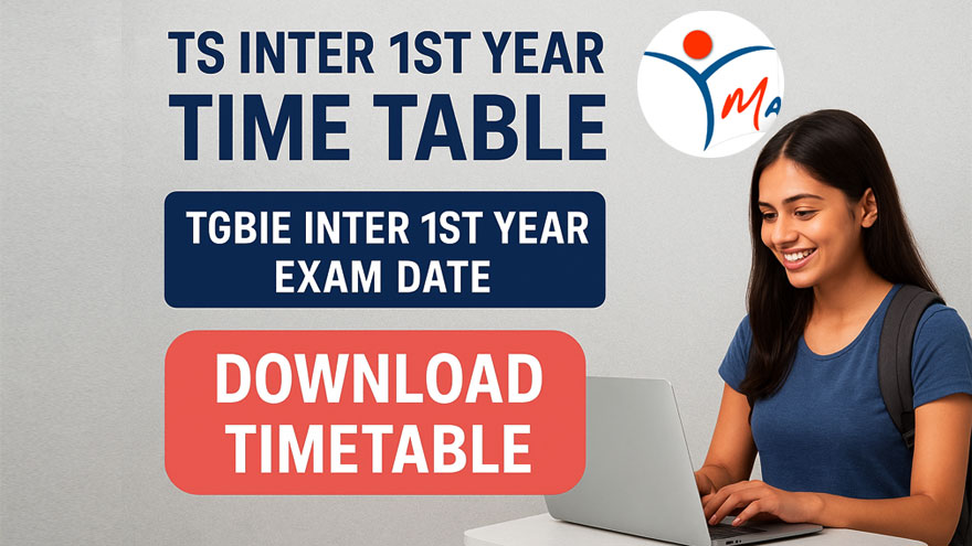 TS Inter 1st Year Time Table 2026 OUT: Telangana I Yr Exam Dates at Manabadi.co.in