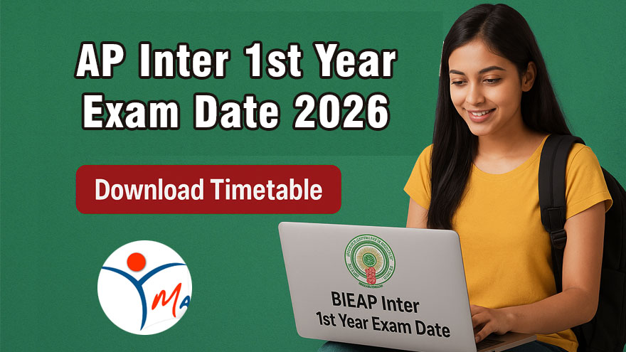 AP Inter 1st Year Time Table 2026: Download I Yr Exam Dates at Manabadi.co.in