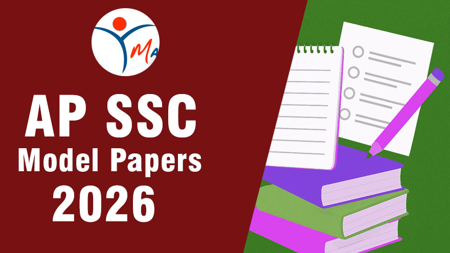 AP SSC Model Papers 2026: PDFs Download 10th Class (All Subjects) at manabadi.co.in
