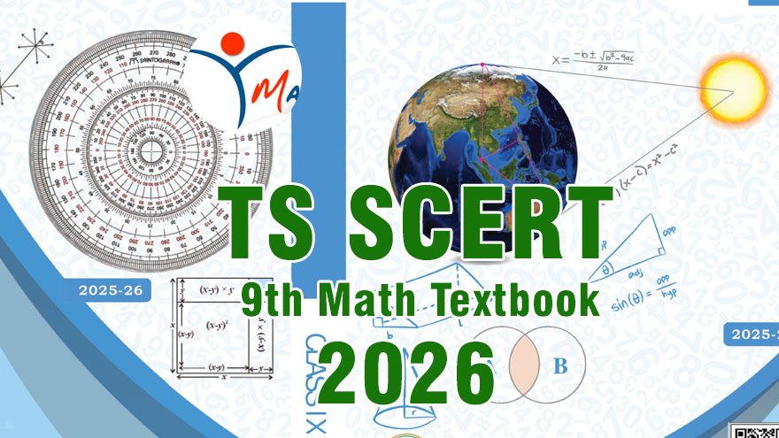 TS SCERT 9th Maths Textbook 2026: PDF Download Telugu & English Medium at manabadi.co.in