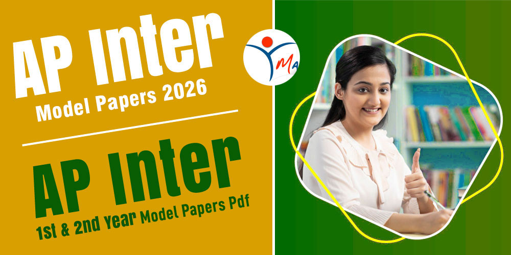 AP Inter Model Papers 2026: PDFs Download 1st & 2nd Year (All Subjects) at manabadi.co.in