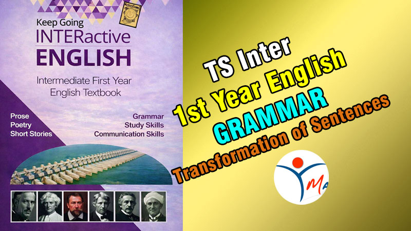 ts-inter-1st-year-english-grammar-transformation-of-sentences TS Inter 1st Year English Grammar Transformation of Sentences