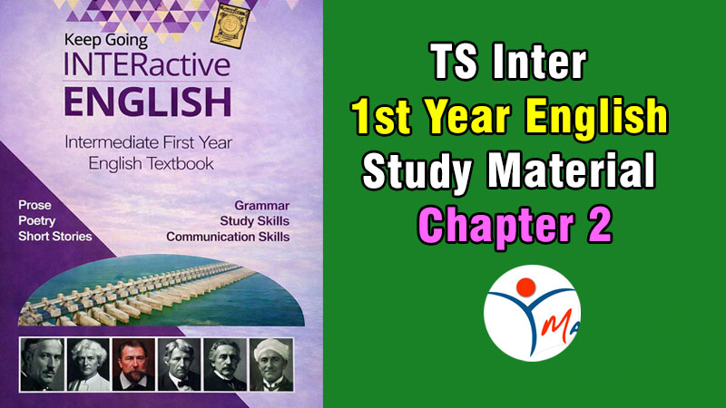TS Inter 1st Year English Study Material 2nd Chapter A Red Red Rose