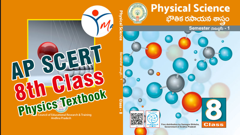 AP SCERT 8th Physics Textbook 2026: PDF Download Telugu & English Medium at manabadi.co.in