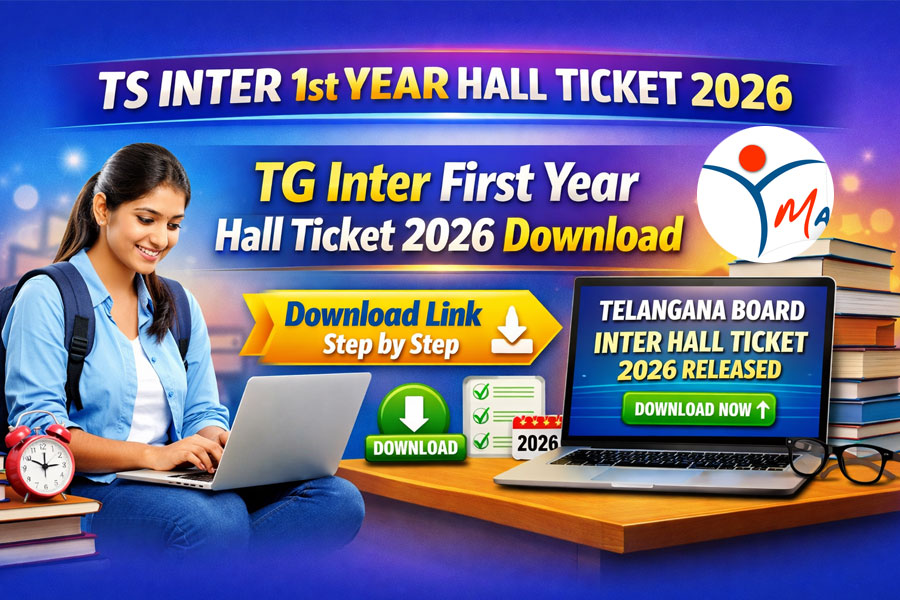 TS Inter 1st Year Hall Ticket 2026 Out: Download TSBIE Intermediate I Yr Hall Ticket at manabadi.com
