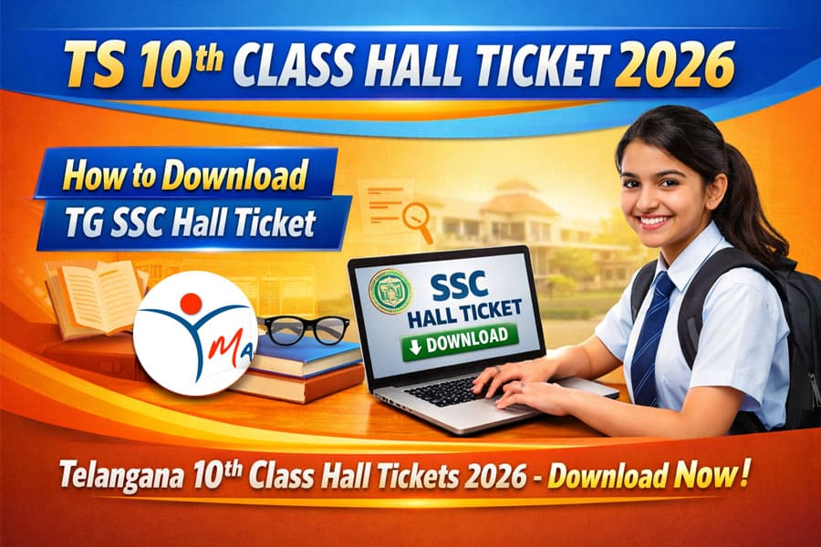 TS 10th Class Hall Ticket 2026 Out: Download TG SSC Hall Tickets 2026 at manabadi.co.in